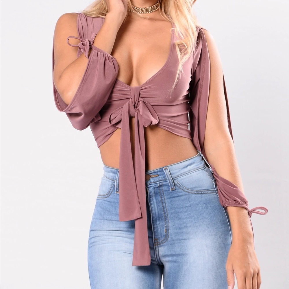 New Mauve crop top